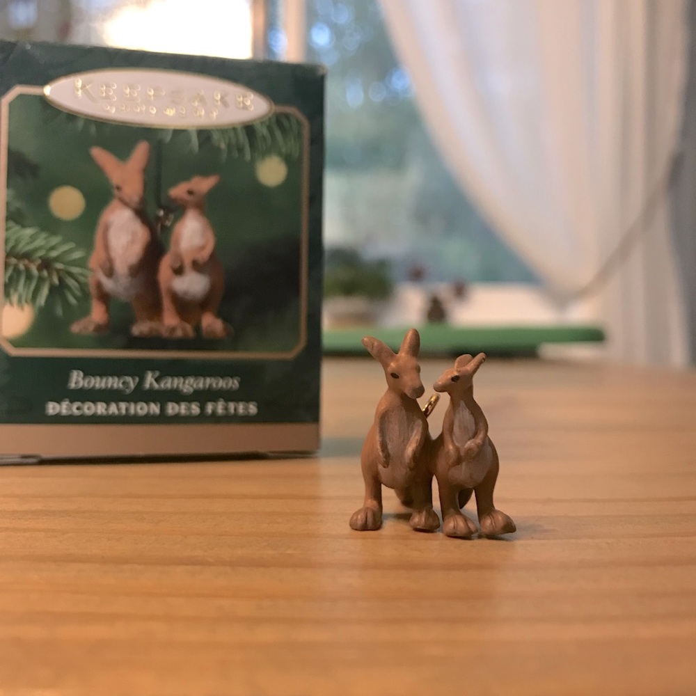 Hallmark Keepsake Ornament Miniature “Bouncing Kangaroos”
